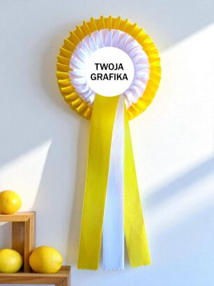 Double Rosette – Yellow & White