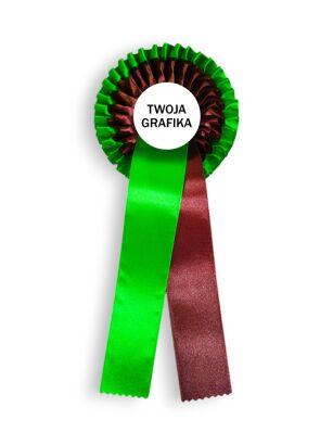 Double rosette – light green and brown