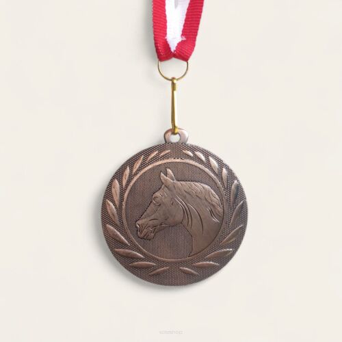 Bronze equestrian medal