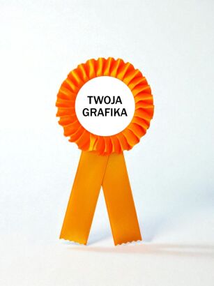 Hobby Horse Rosette – Orange