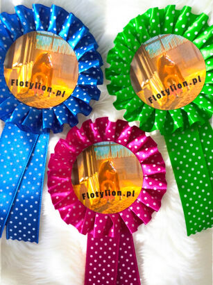 Hobby Horse rosette – polka dot
