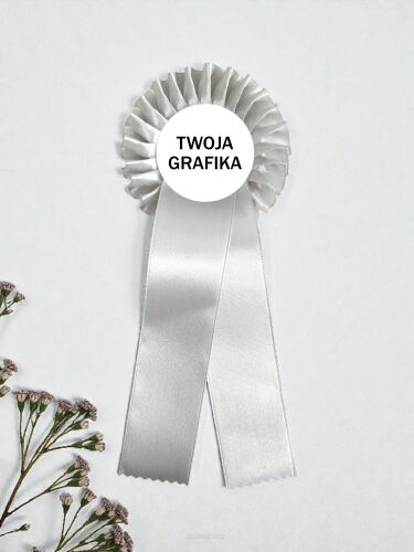 Single rosette - silver