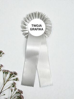 Single rosette - silver