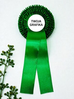 Double rosette – Solid Color with Dense Pleats