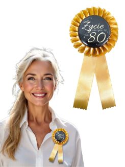 Birthday rosette - 8